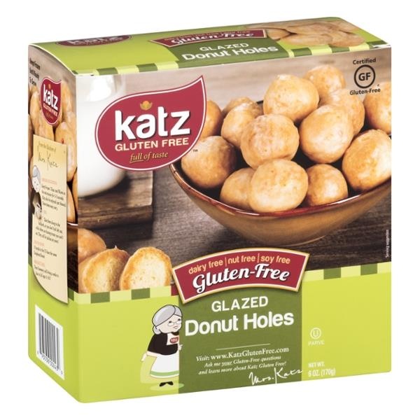 slide 1 of 1, Katz Gluten Free Glazed Donut Holes, 6 oz