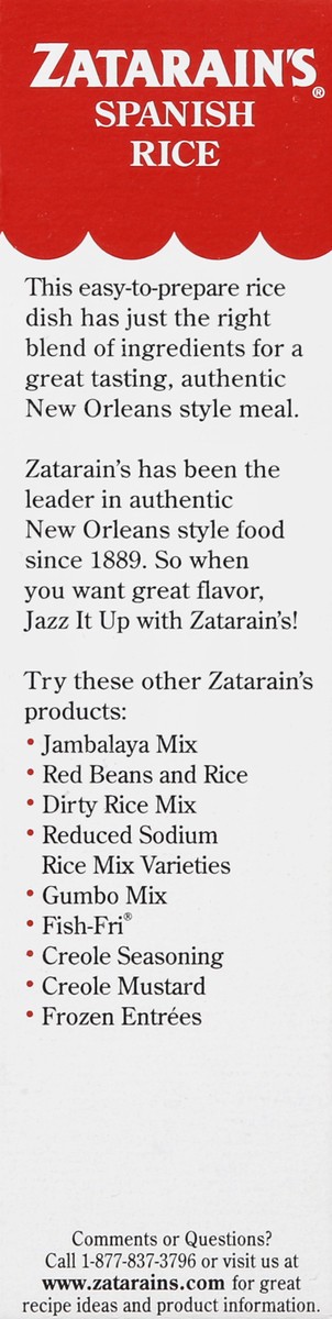 slide 3 of 6, Zatarain's New Orleans Style Spanish Rice Mix, 7.4 oz
