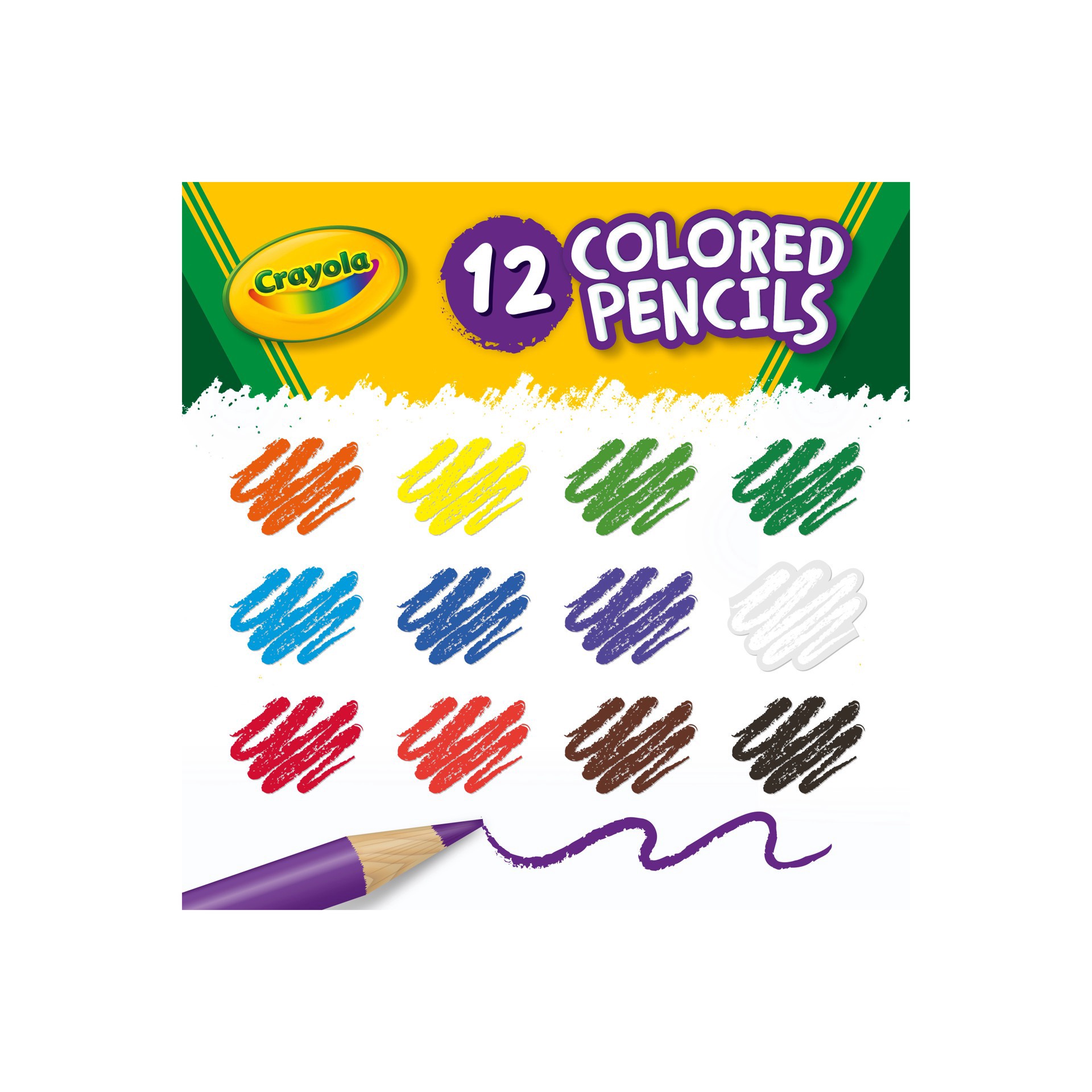 slide 6 of 7, Crayola Colored Pencils, 12ct., 12 ct
