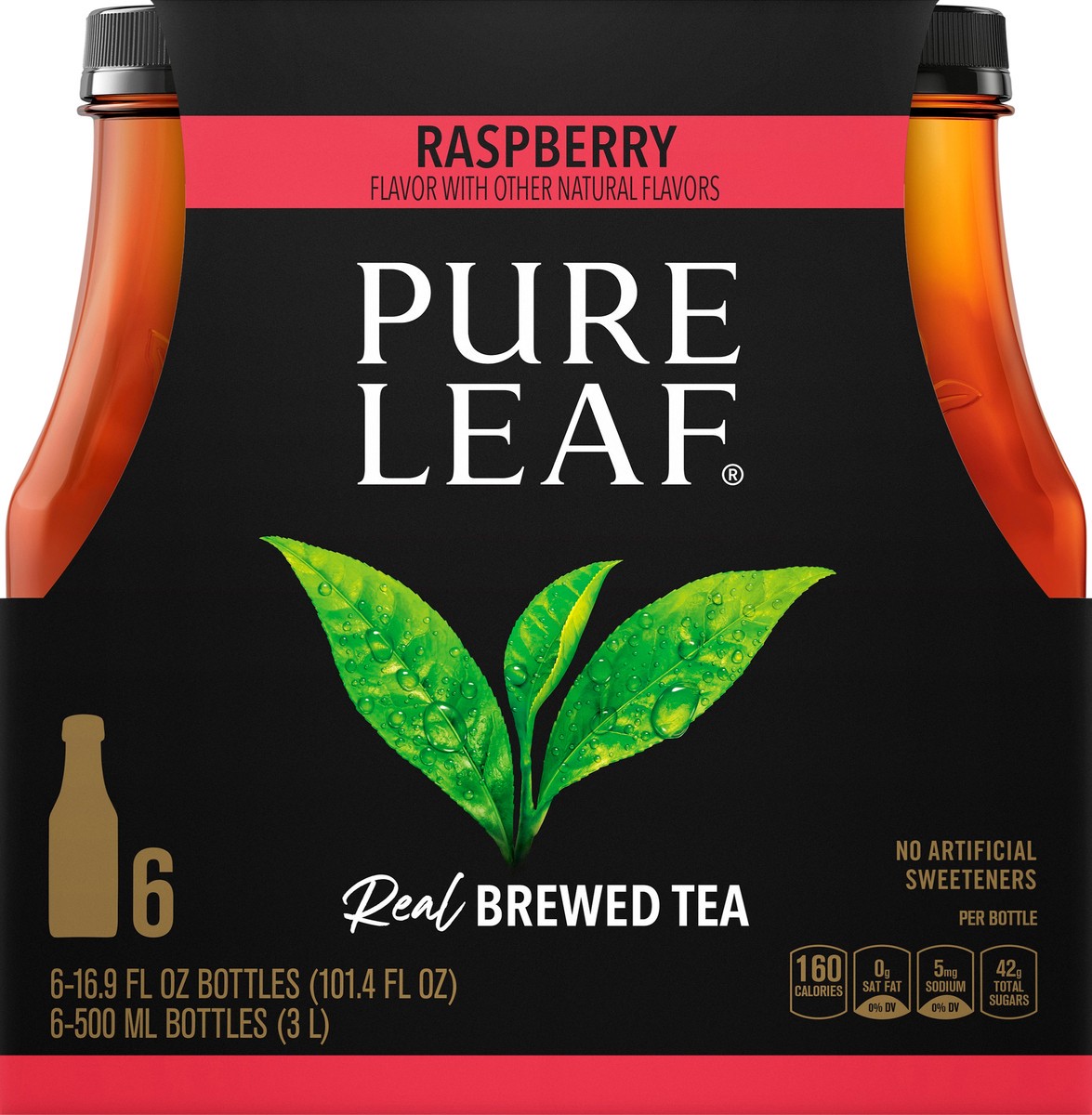 slide 3 of 5, Pure Leaf Brewed Tea, 6 ct