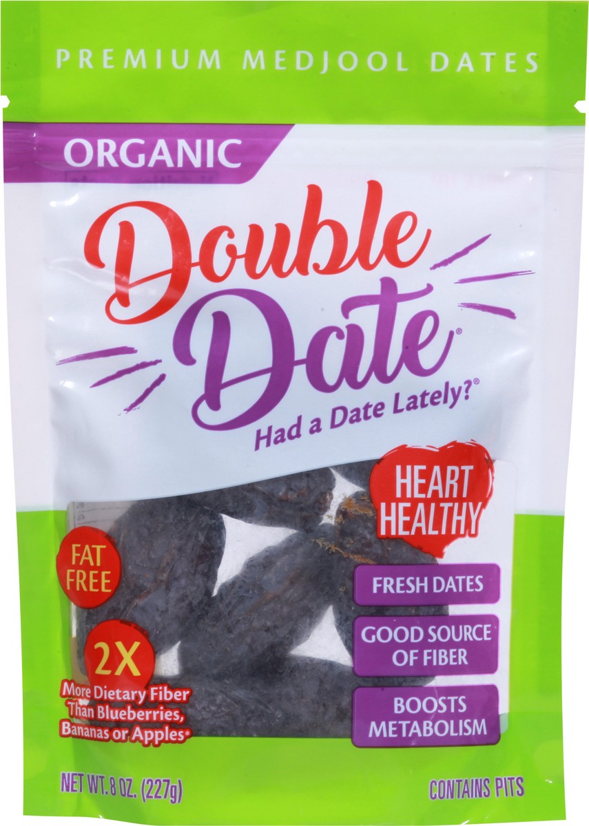 slide 3 of 9, Double Date Premium Organic Medjool Dates 8 oz, 8 oz