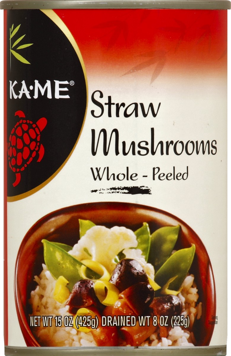 slide 2 of 3, KA-ME Straw Mushrooms, 15 oz