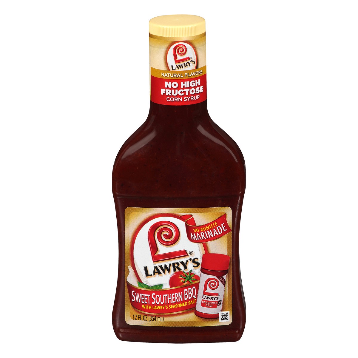 slide 1 of 10, Lawry's Sweet Southern BBQ 30 Minute Marinade, 12 fl oz