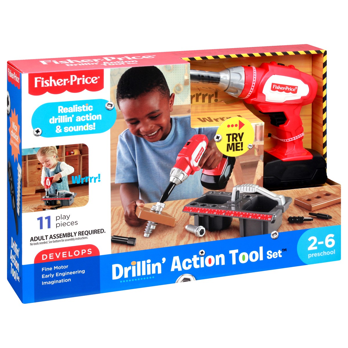 Fisher price shop toy drill