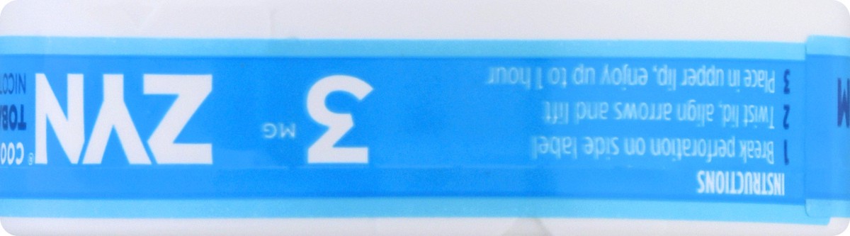 slide 9 of 9, Zyn Mint Nicotine Pouches 3 Mg, 