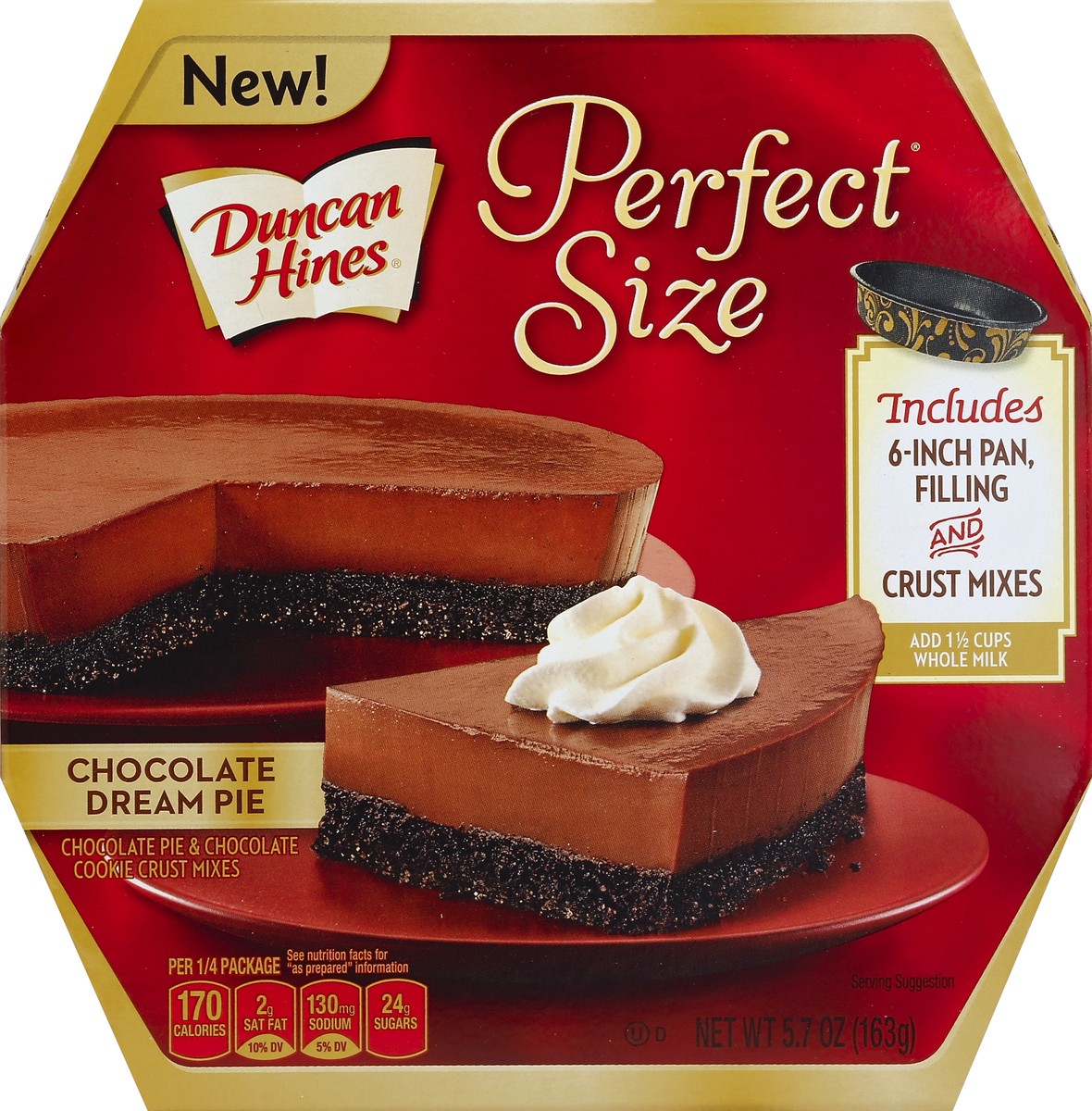 slide 2 of 4, Duncan Hines Chocolate Creme Pie, 5.7 oz