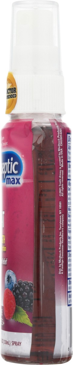 slide 8 of 9, Chloraseptic Max Spray Max Strength Wild Berries Sore Throat 4 fl oz, 4 oz