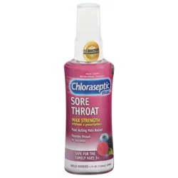 Chloraseptic Max Strength Wild Berries Sore Throat Spray, 4 fl oz