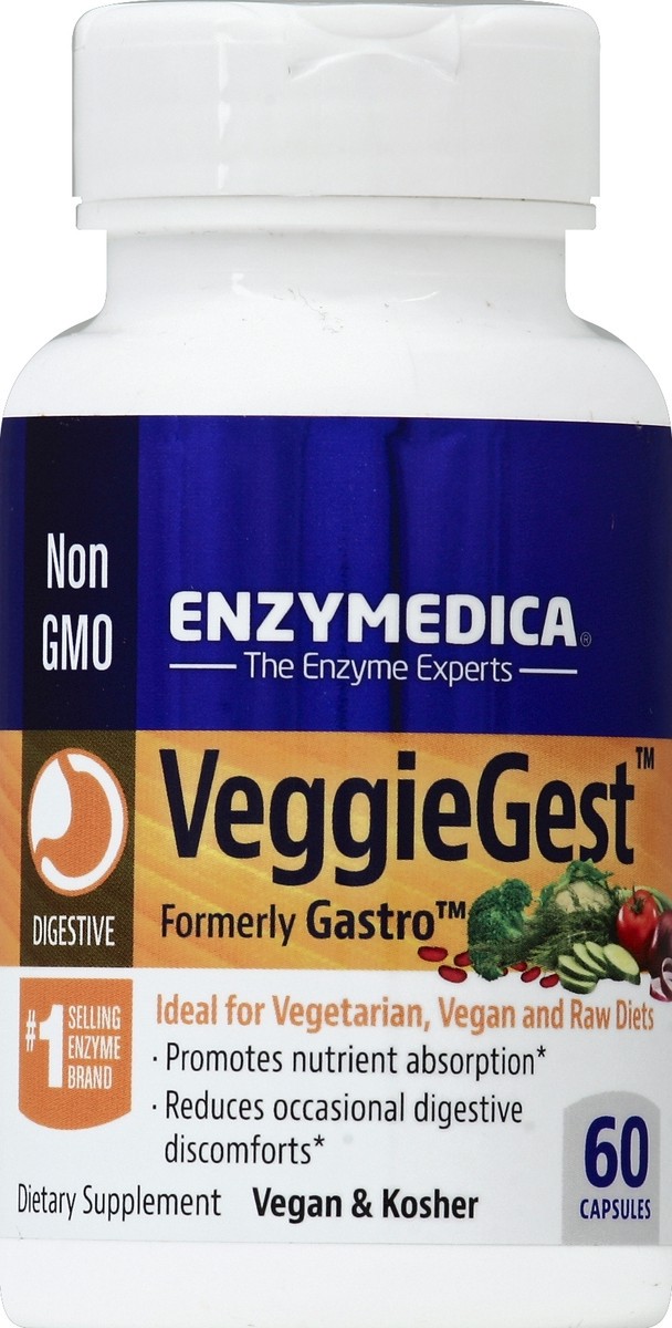 slide 1 of 2, Enzymedica Gastro 60 ea, 60 ct