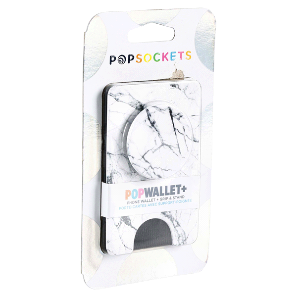 slide 4 of 29, PopSockets Popwallet+ Dove White, 1 ct