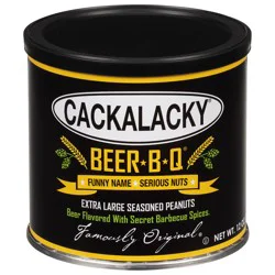 Cackalacky Beer-B-Q Seasoned Peanuts Extra Large 12 oz