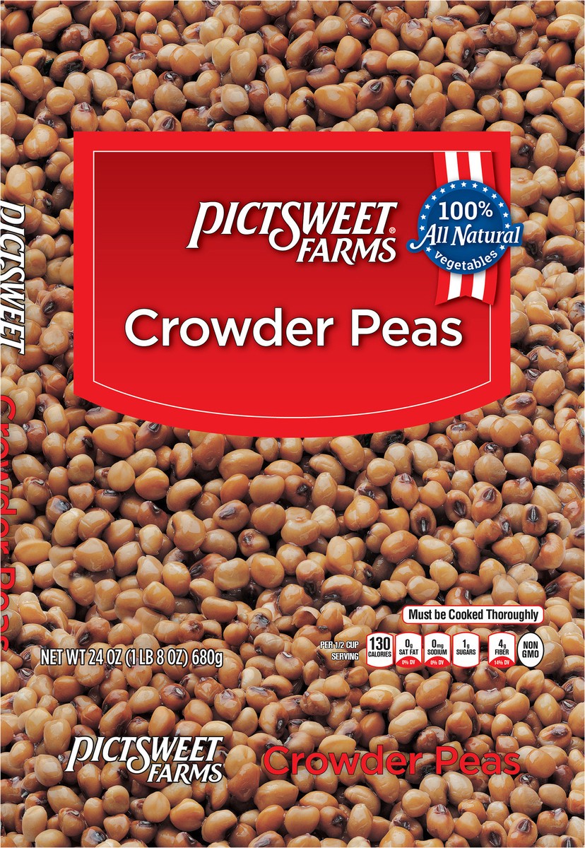 slide 2 of 3, PictSweet Crowder Peas, 24 oz