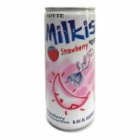 slide 1 of 2, Lotte Milkis Strawberry Soda, 8.5 fl oz