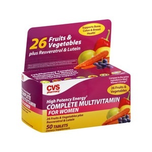 slide 1 of 1, CVS Pharmacy Complete Multivitamin For Women, 50 ct