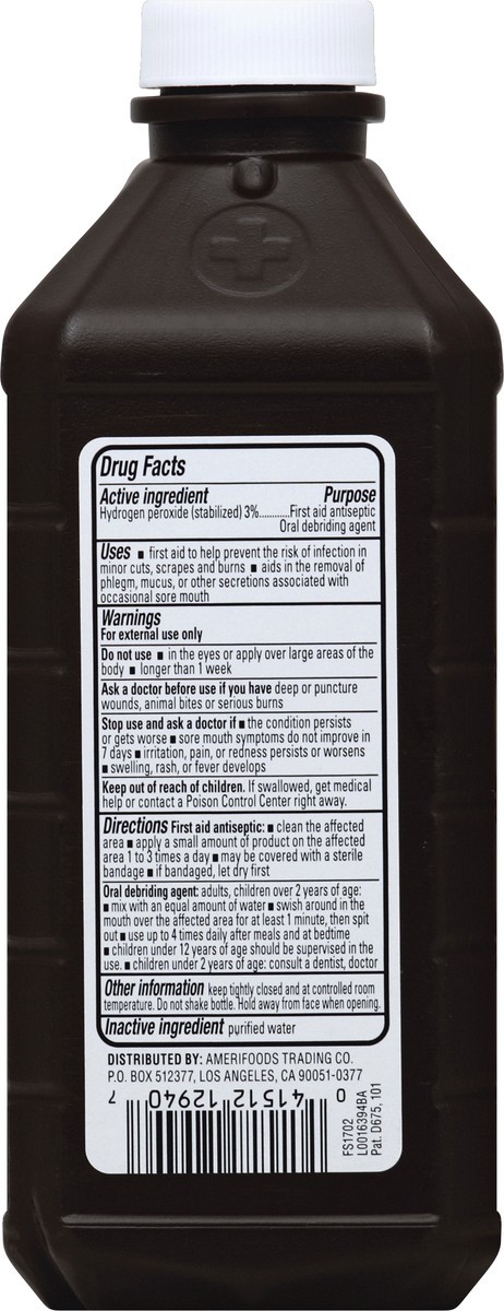 slide 5 of 8, IRIS Hydrogen Peroxide 16 oz, 16 oz