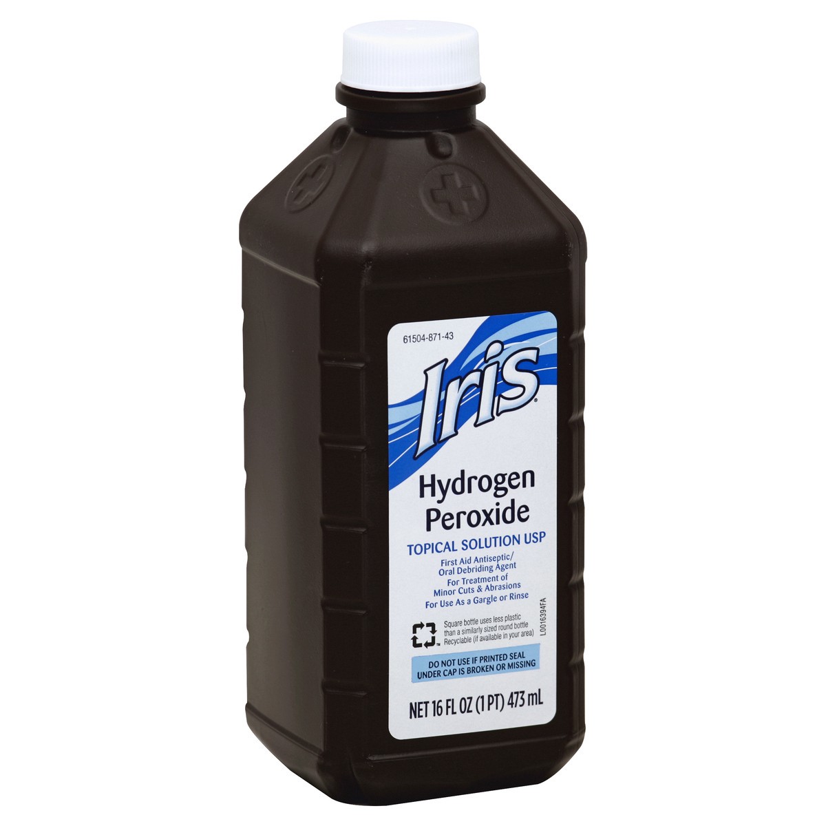 slide 8 of 8, IRIS Hydrogen Peroxide 16 oz, 16 oz