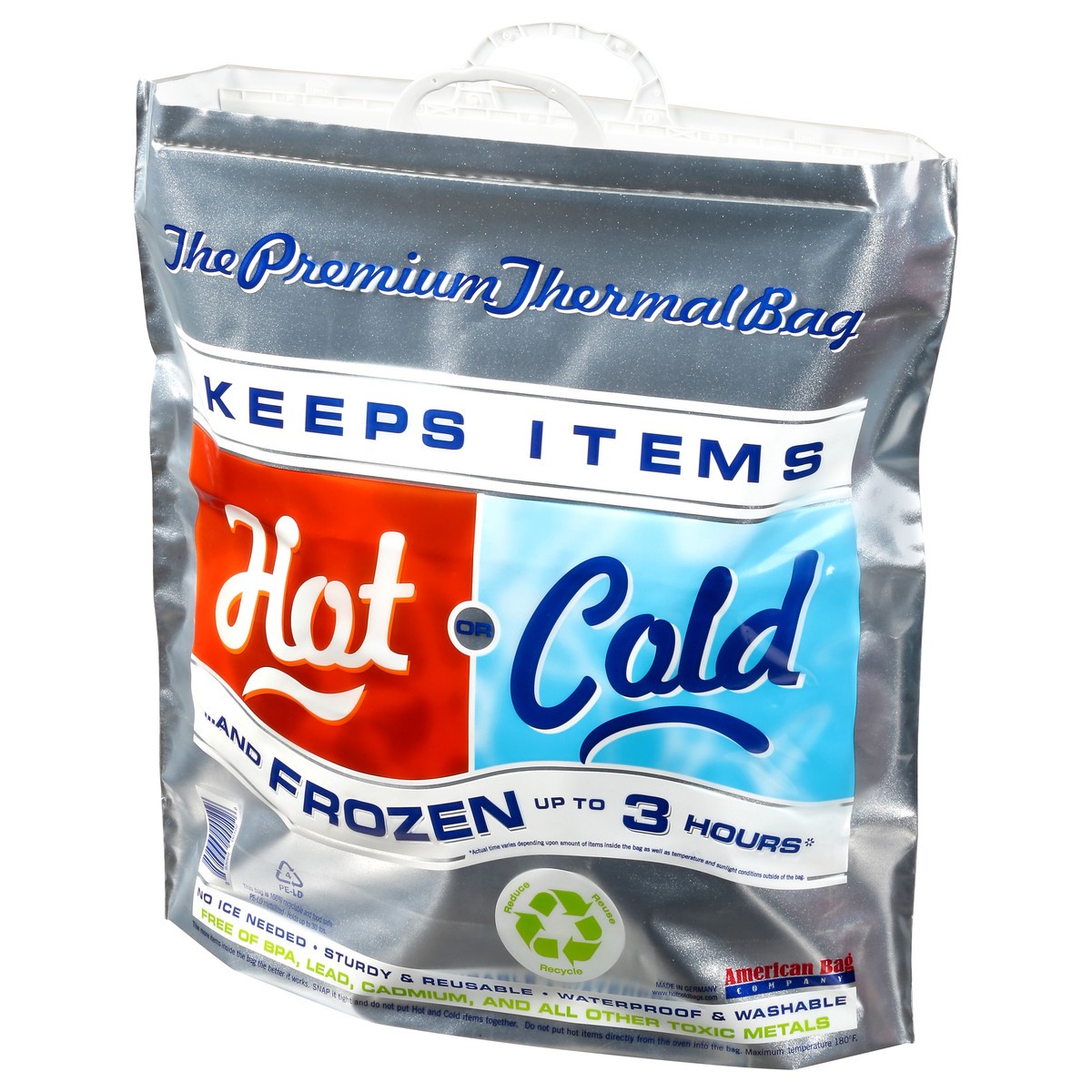 slide 2 of 8, American Bag Company Premium Hot/Cold Thermal Bag 1 ea, 1 ct