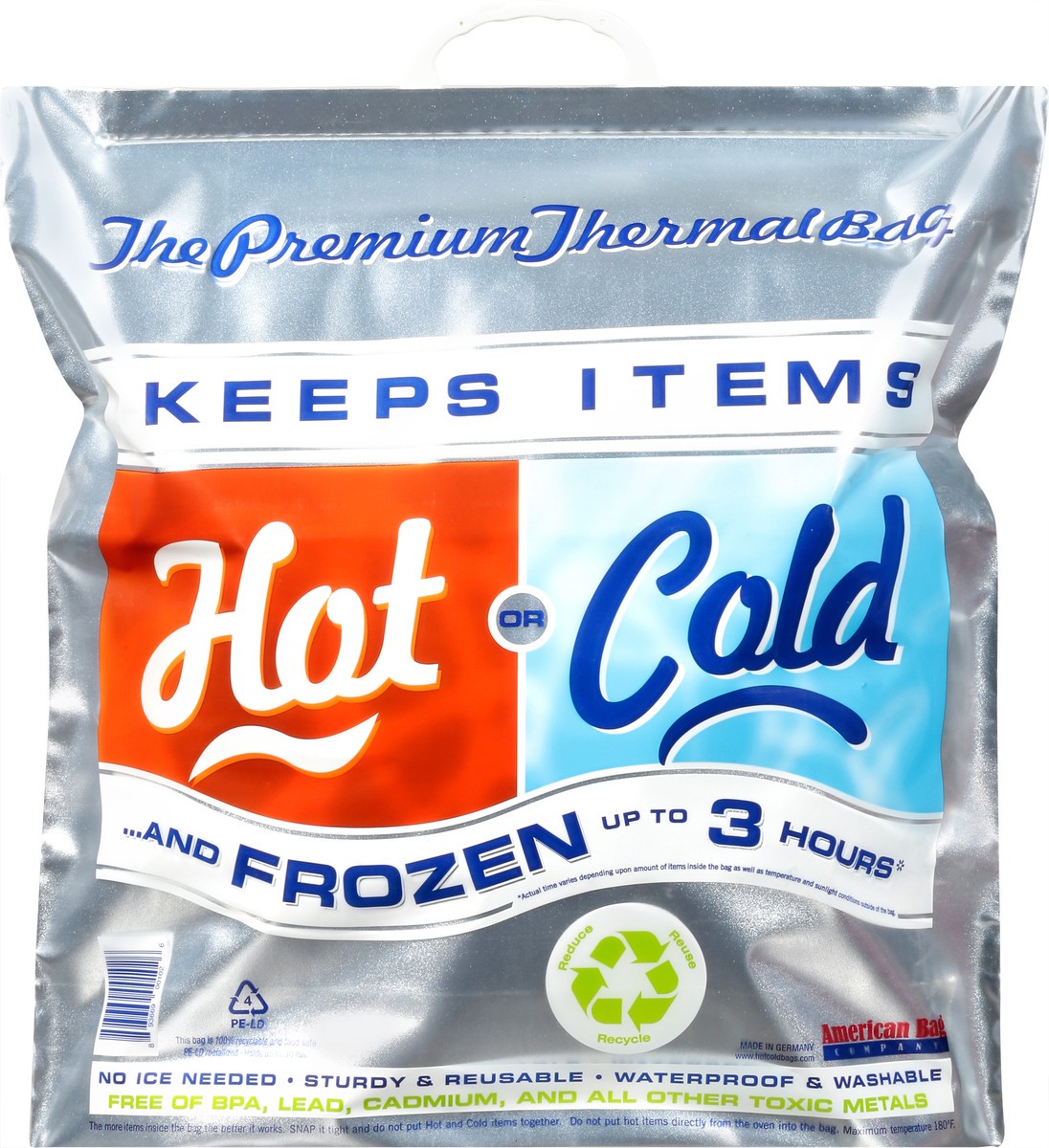 slide 5 of 8, American Bag Company Premium Hot/Cold Thermal Bag 1 ea, 1 ct