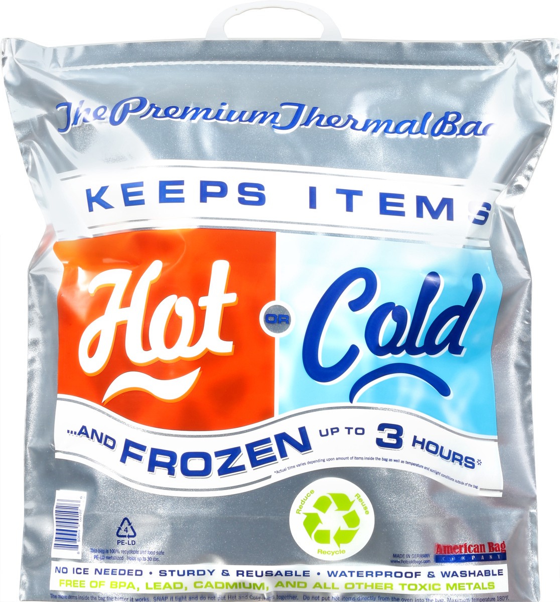 slide 6 of 8, American Bag Company Premium Hot/Cold Thermal Bag 1 ea, 1 ct
