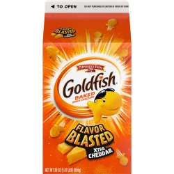 Goldfish Flavor Blasted Xtra Cheddar Baked Snack Crackers