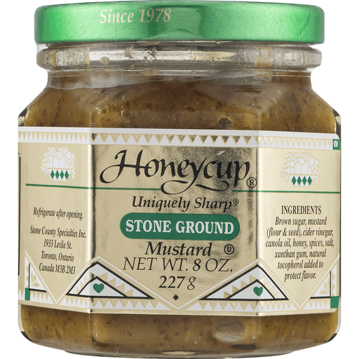 slide 4 of 9, Honeycup Stone Ground Mustard, 8 oz