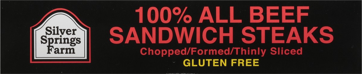 slide 4 of 12, Silver Springs Farm Chopped/Formed/Thinly Sliced Beef Sandwich Steaks Value Pack 24 oz, 24 oz