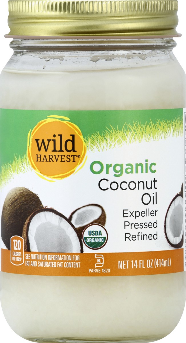 slide 7 of 7, Wild Harvest Organic Coconut Oil, 14 fl oz