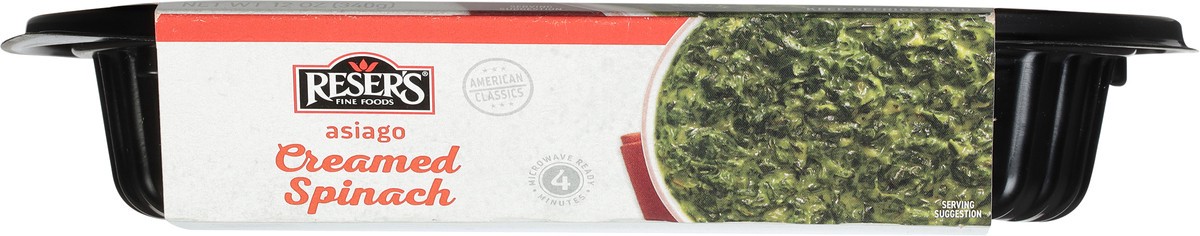 slide 2 of 7, American Classic Reser's Creamed Asiago Spinach, 12 oz