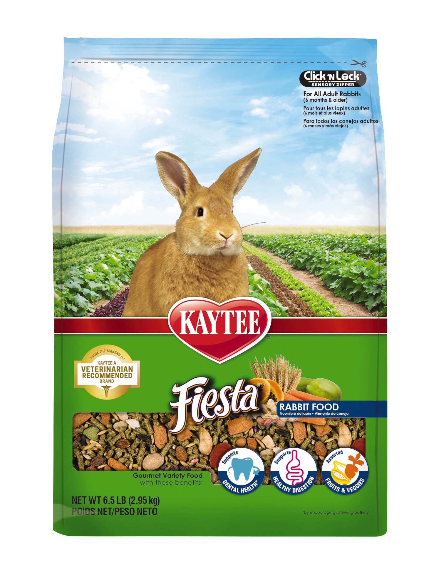 slide 1 of 10, Kaytee Pet Specialty Kaytee Fiesta Rabbit Food, 6.5 lb, 6.5 lb