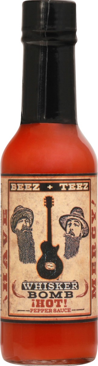 slide 11 of 13, Beez + Teez Whisker Bomb Hot Pepper Sauce 5 oz, 5 oz