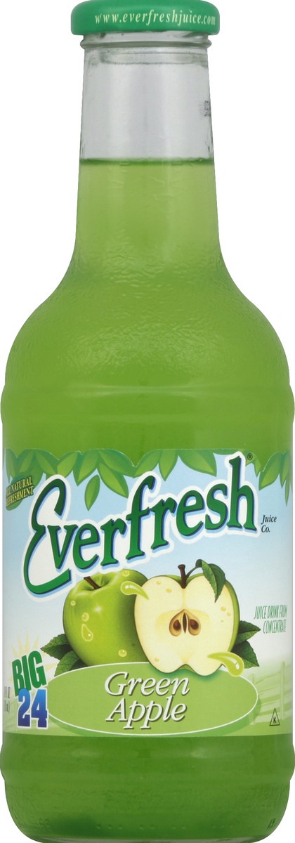 slide 3 of 4, Everfresh Juice Drink, Green Apple, 1 ct