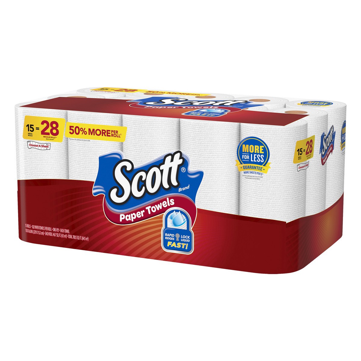 slide 4 of 10, Scott Choose-a-sheet Paper Towels, 15 ct