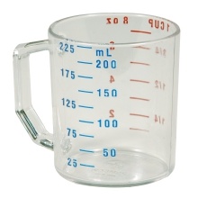 slide 1 of 1, Rubbermaid Plastic Measuring Cup, 1 ct