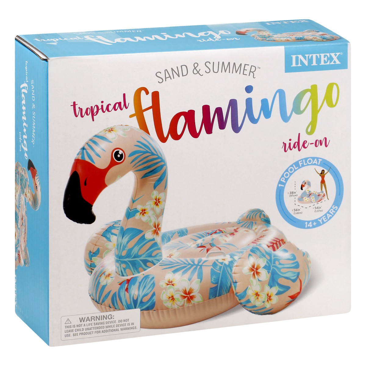 slide 2 of 9, Sola Tropical Flamingo Ride On, 1 ct