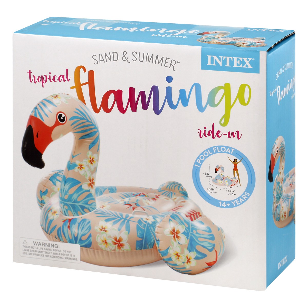 slide 3 of 9, Sola Tropical Flamingo Ride On, 1 ct