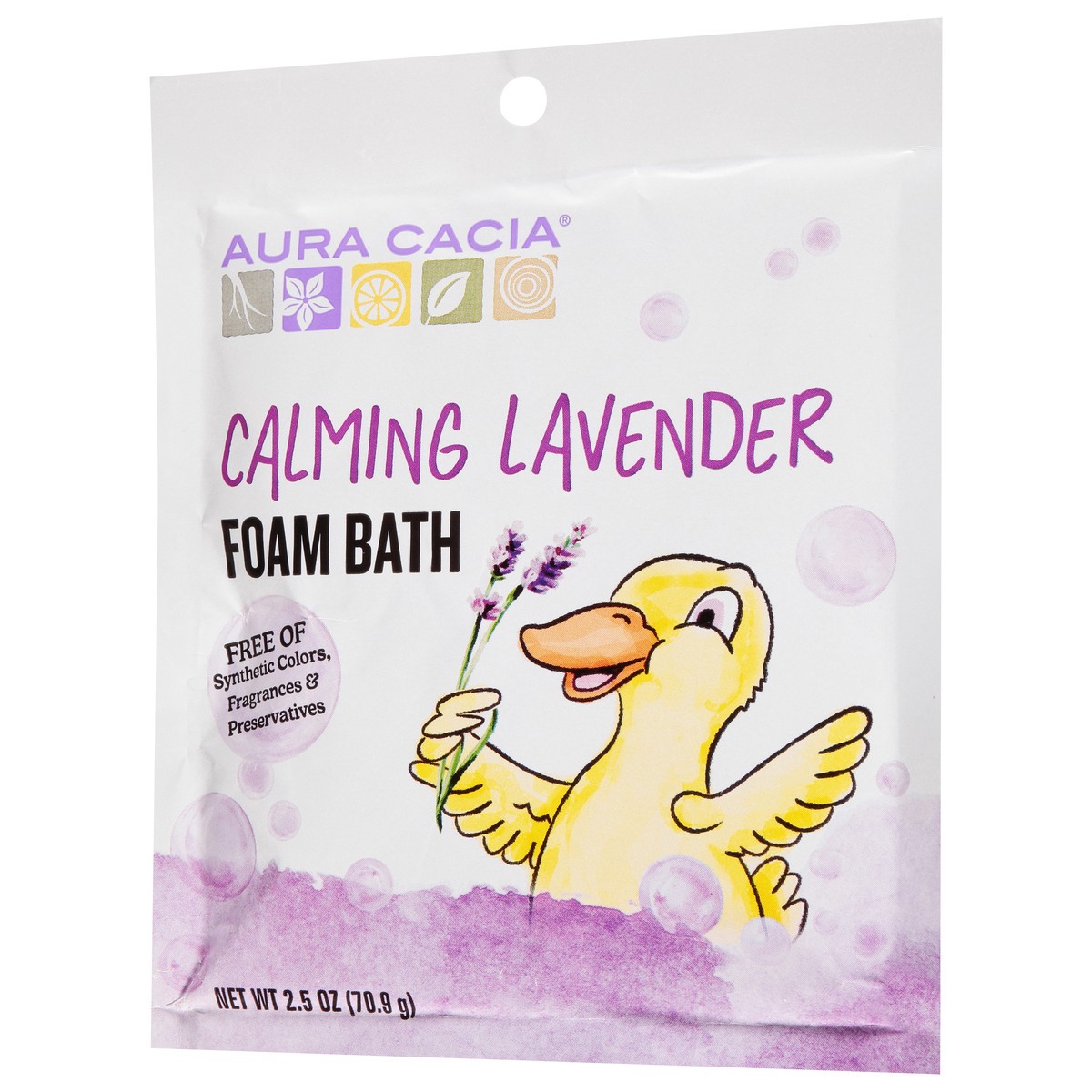 slide 3 of 9, Aura Cacia Calming Aromatherapy Foam Bath For Kids, 2.5 oz