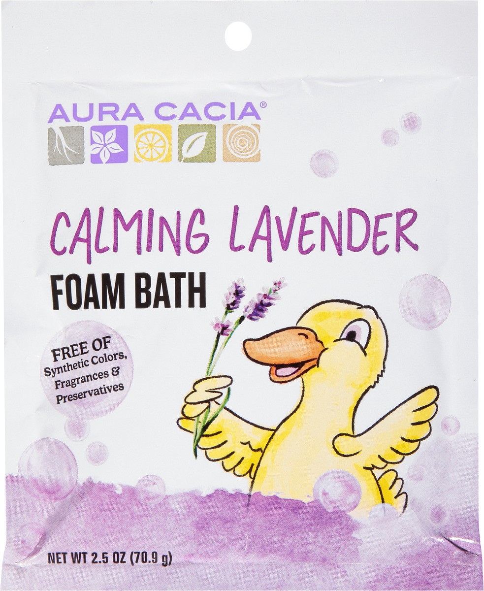 slide 6 of 9, Aura Cacia Calming Aromatherapy Foam Bath For Kids, 2.5 oz