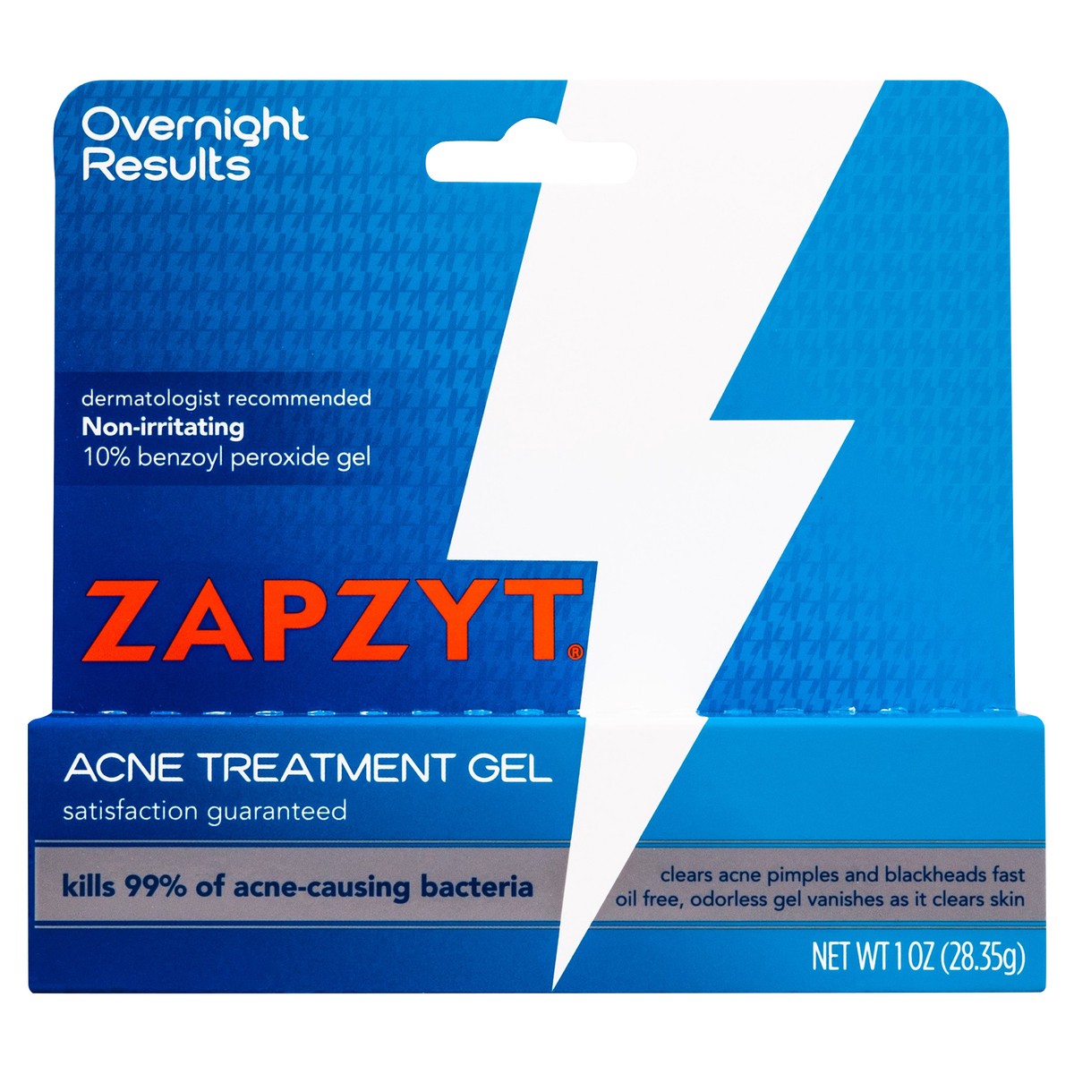 slide 1 of 10, ZAPZYT Acne Treatment Gel 1 oz, 1 oz