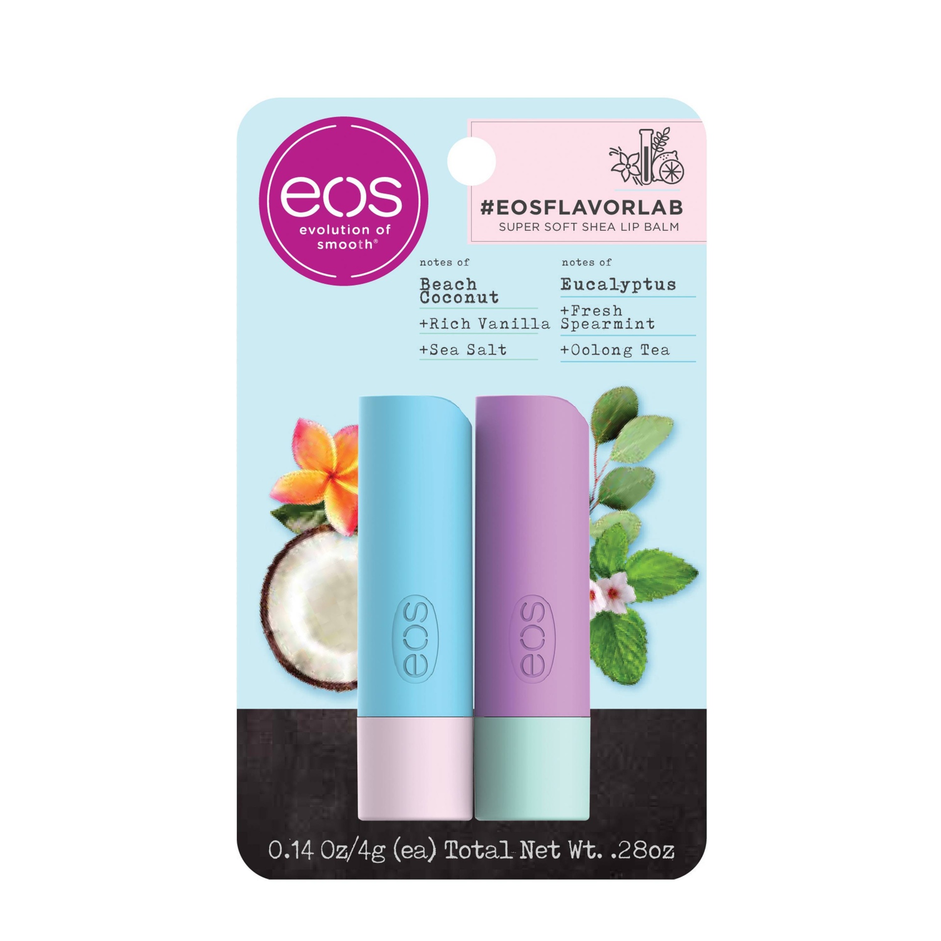 slide 1 of 7, eos Lip Balm 2 ea, 2 ct