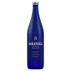 Saratoga Still Spring Water, Glass Water Bottle- 28 fl oz