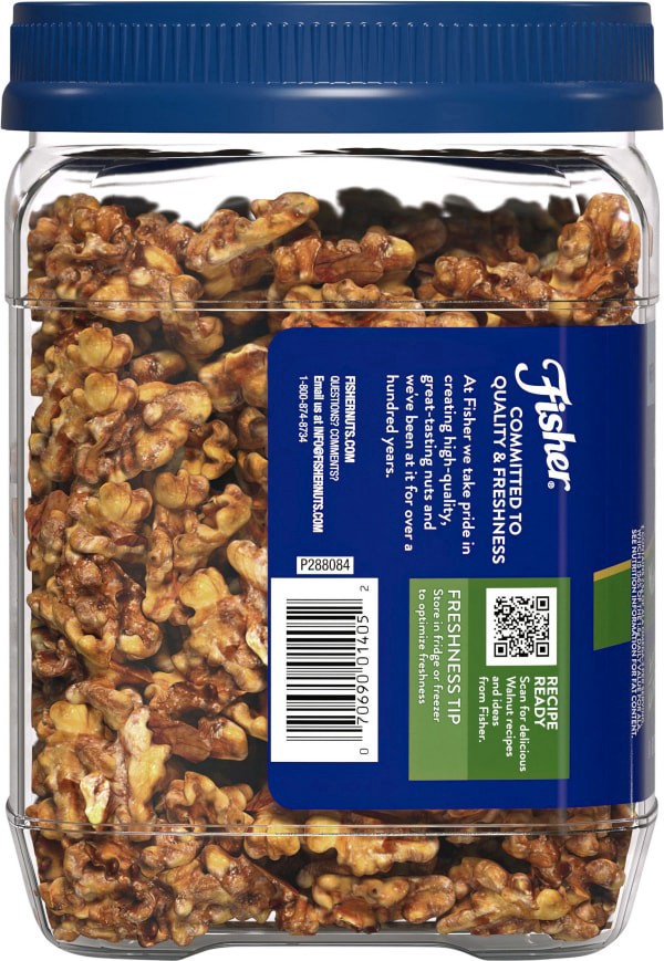 slide 4 of 5, Fisher Halves & Pieces Walnut 22 oz, 22 oz