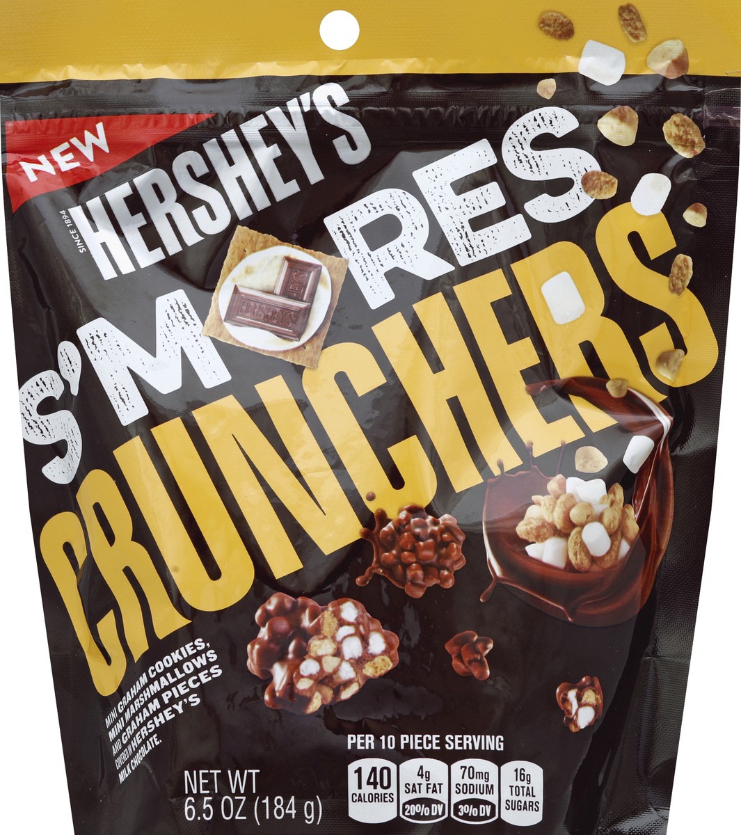 slide 5 of 6, Hershey's S'Mores Crunchers, 6.5 oz