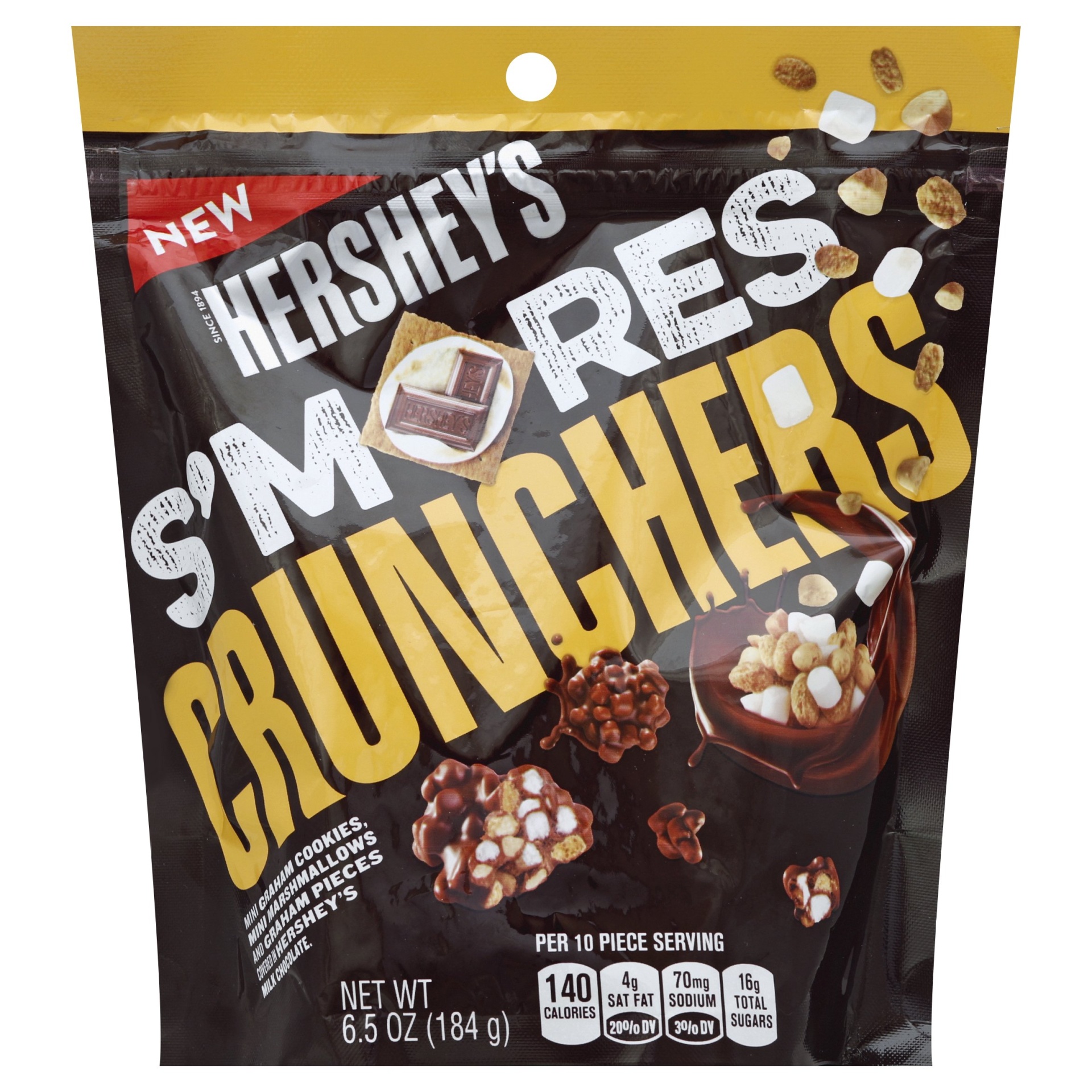 slide 1 of 6, Hershey's S'Mores Crunchers, 6.5 oz