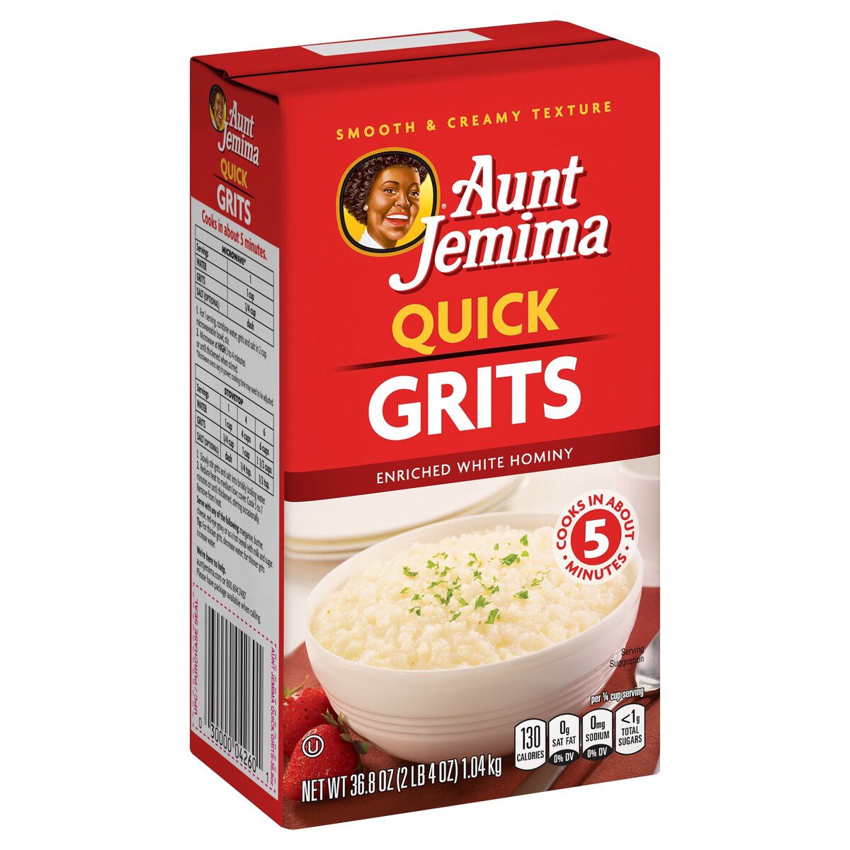 slide 2 of 10, Aunt Jemima Instant Oats Hot Cereal, 36.8 oz