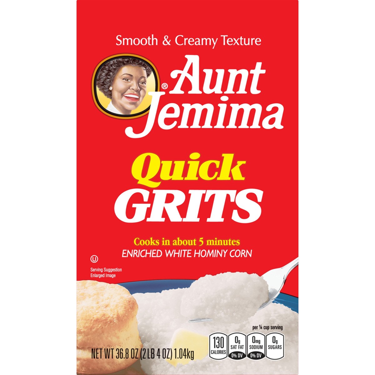 slide 1 of 10, Aunt Jemima Instant Oats Hot Cereal, 36.8 oz