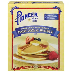 Pioneer Complete Buttermilk Pancake & Waffle Mix - 32 oz
