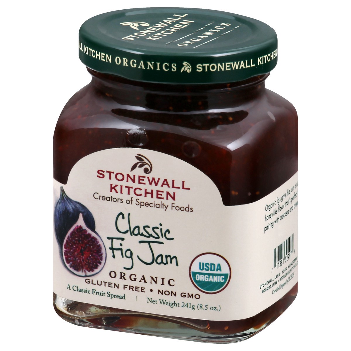 slide 4 of 9, Stonewall Kitchen Organic Classic Fig Jam 241 gr, 241 g