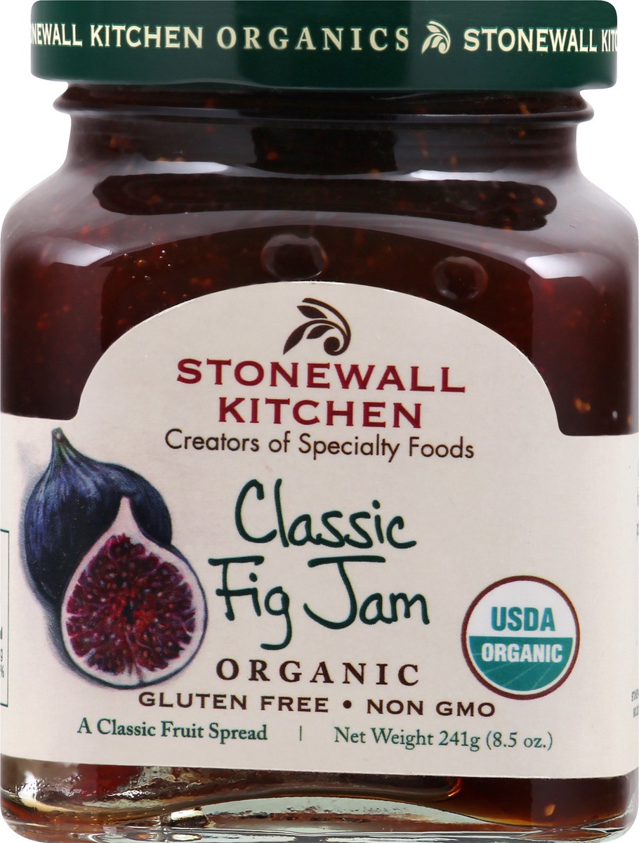 slide 9 of 9, Stonewall Kitchen Organic Classic Fig Jam 241 gr, 241 g