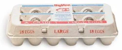 Hy-Vee Grade A Large Eggs