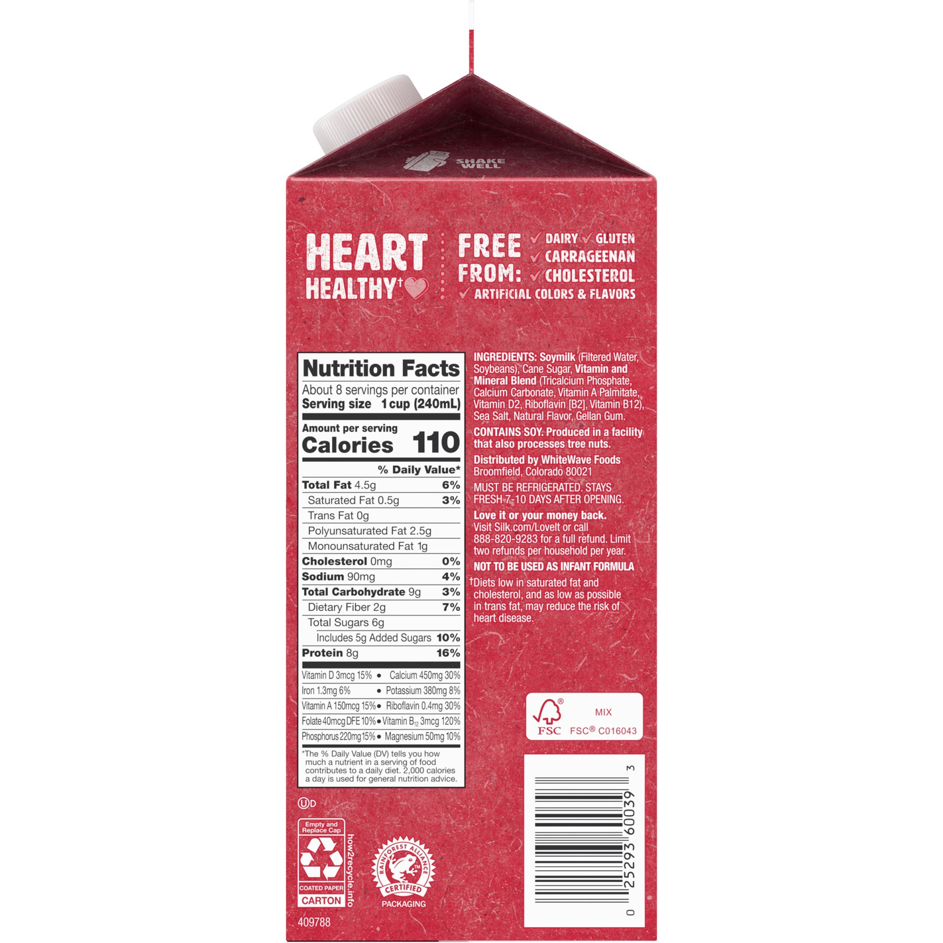 slide 2 of 8, Silk Soymlk Ntrl Plain, 64 fl oz